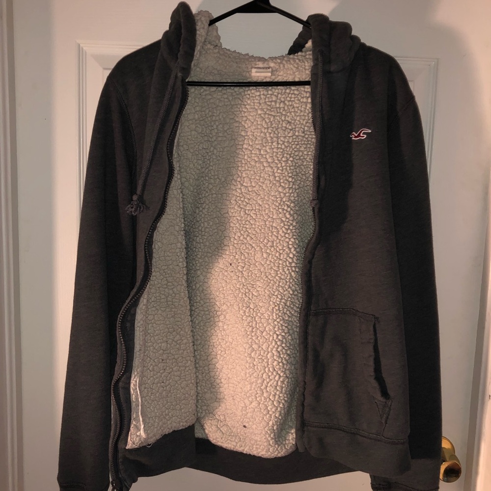 🟢Hollister Sherpa Jacket